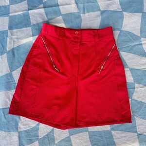 Yessica Vintage Daisy Dukes Red 50s Shorts